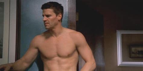 david boreanaz naked|David Boreanaz was naked a LOT on the Buffy set